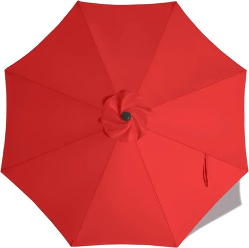 Miniatura 8 de ABCCANOPY - Sombrilla de repuesto para exteriores de 9 pies, apta para patio, con 8 varillas, color caqui