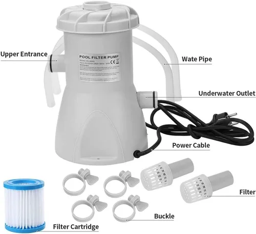 Miniatura 2 de Bomba de filtro de piscina, cartucho de filtro de cartucho Filtro de piscina Bombas de piscina Cartucho de tierra Bomba de filtro eléctrico 30W