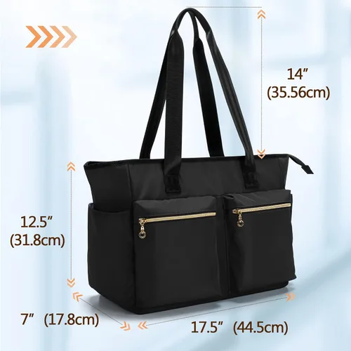Miniatura 25 de Damero Bolsa de enfermera con funda para laptop para el trabajo y el cuidado del hogar, estudiantes de medicina
