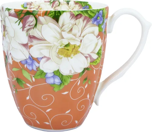 Miniatura 16 de Tazas de café de porcelana de hueso de 14 onzas para mujer, taza de café floral, tazas de té, tazas de café novedosas, regalo para mujeres, madres