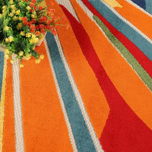 Miniatura 5 de SUPERIOR - Alfombra de interior y exterior, perfecta para patio, dormitorio, cocina, sala de estar, entrada, cuarto de juegos, guardería, cubierta