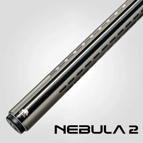 Miniatura 3 de RHINO Nebula 2 Pool Cue - Premium Carbon Fiber Shaft & Composite Butt. Time Crystal Tip, Pro Taper Design. 3/8-8 Joint, Wrapless. Low Deflection