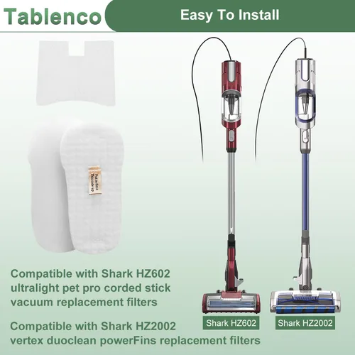 Miniatura 3 de Filtro de repuesto para Shark HZ602 Ultralight Pet Pro con cable y HZ2002 Vertex DuoClean PowerFins compatible con HZ752 UV580 HZ2000 HZ251 HZ250