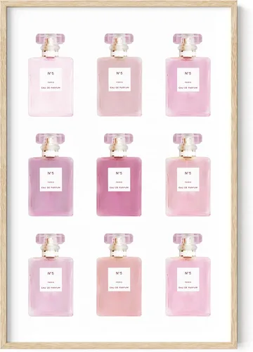 Miniatura 62 de Haus & Hues - Póster rosa con impresión de guepardo para decoración de pared de habitación, decoración artística para pared, sin marco, diseño