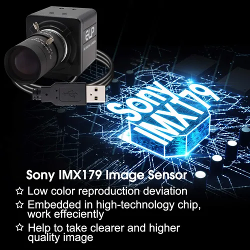 Miniatura 5 de Cámara USB 8MP 2448P Cámara web con lente de zoom Video Conferencia Transmisión Industria Cámara UVC Plug Play PC Webcam para Windows Linux MAC