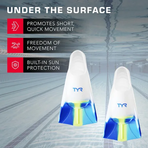Miniatura 4 de TYR Stryker Aletas de Natación de Silicona - Equipo de natación para adultos para entrenamiento y carreras