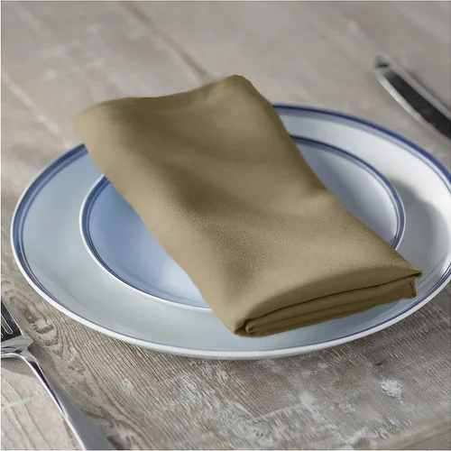 Miniatura 45 de LA Linen Paquete de 10 servilletas de popelina de poli, servilletas de tela suave, servilletas lavables y reutilizables, servilletas de mesa