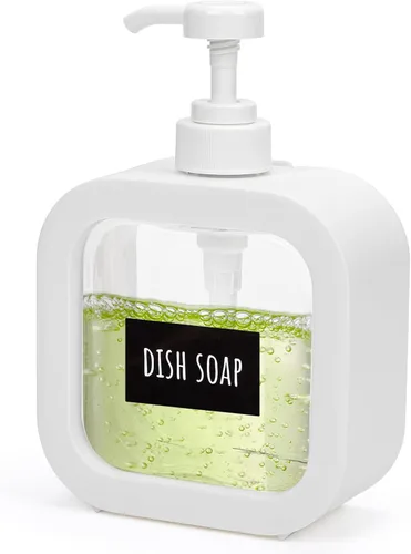 Miniatura 12 de Segbeauty Dispensador de jabón de manos de 16.9 onzas, dispensador de jabón líquido a prueba de fugas de 16.9 fl oz para baño, dispensadores de Negro
