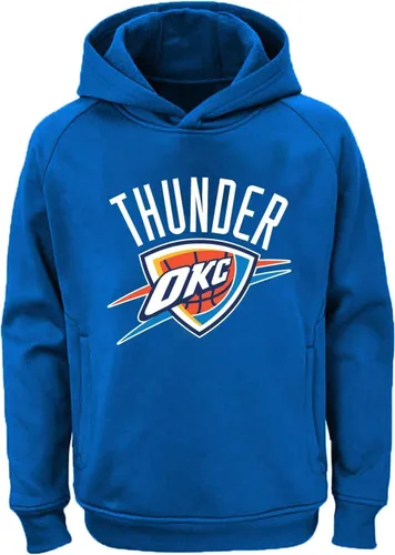 Miniatura 4 de Outerstuff NBA Kids Youth 8-20 Team Color Alternate Polyester Performance Primary Logo Sudadera Sudadera Sudadera con capucha Phoenix Suns Púrpura