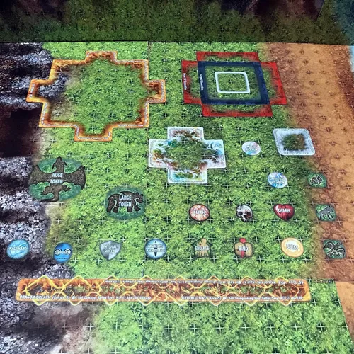 Miniatura 8 de Arcknight Plantillas de efectos de hechizos para Pathfinder 2E; 21 marcadores para hechizos AOE con referencia; fichas de condición, pulido e