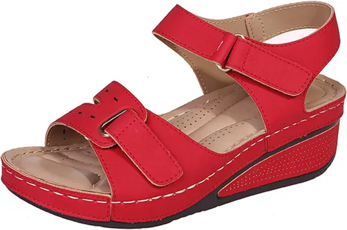 Miniatura 7 de Ladmiple - Sandalias ortopédicas para mujer, fascitis plantar, soporte de talón de arco, para verano, para caminar, sandalias ortopédicas Amarillo