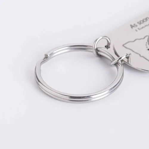 Miniatura 3 de Llavero para parejas con texto en inglés "Drive Safe I Need You Here With Me", llavero personalizado para novio, marido, padre, regalos