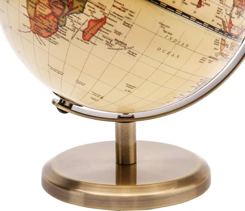 Miniatura 7 de Globo Antiguo Diámetro 5.5 pulgadas / 14cm - Educativo/Geográfico - Mapa en Inglés 5.5" Antiguo