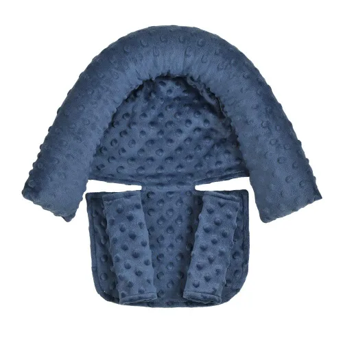 Almohada de apoyo para cabeza y cuello 3 en 1 para bebé, fundas de correa para bebé y niño, almohadilla de apoyo para cabeza y cuello para asiento