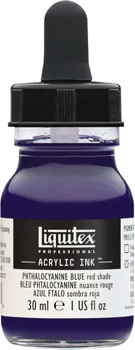 Miniatura 34 de Liquitex - Pintura acrílica profesional INK! Jarro de 1 onza, color blanco de titanio Bronce Rico Iridiscente