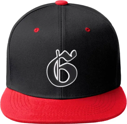 Miniatura 246 de Daxton Gorra clásica con visera de billete plano con letras del alfabeto inglés antiguo de la A a la Z
