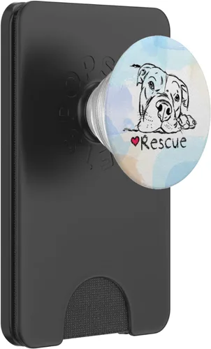 Miniatura 7 de Pitbull Mom Pitbull Dad Best Pitbull Mama Dog Rescuer PopSockets intercambiables PopGrip
