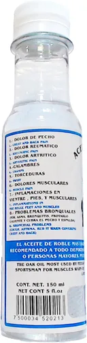 Miniatura 2 de Aceite de corteza de roble para calambres Dolor artrítico/Aceite del Roble para torceduras