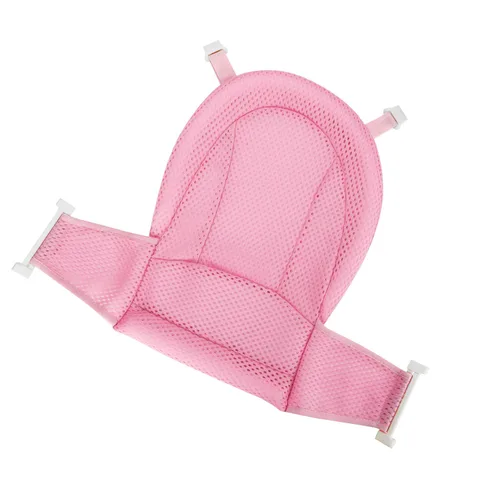 Miniatura 2 de Red de asiento de baño para bebé recién nacido, malla antideslizante de ducha para bañera, ajustable y cómodo, asiento de baño, soporte para bañera