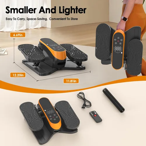 Miniatura 4 de Under Desk Elliptical Machine for Senior Mini Elliptical Leg Exerciser with Remote Quiet Portable Electric Seated Foot Pedal Exerciser for Home