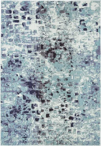Miniatura 16 de SAFAVIEH MAD425H Madison Collection Alfombra decorativa cuadrada de 3', gris/naranja, diseño abstracto bohemio desgastado, no desprende pelusa