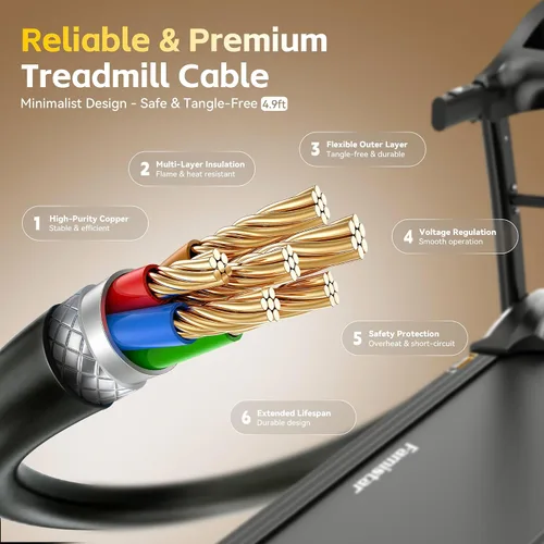 Miniatura 6 de Cinta de correr plegable con capacidad de 400 lbs para el hogar con inclinación del 15%, cinta de correr de 5.0 HP para hacer ejercicio, 0.6–10 MPH
