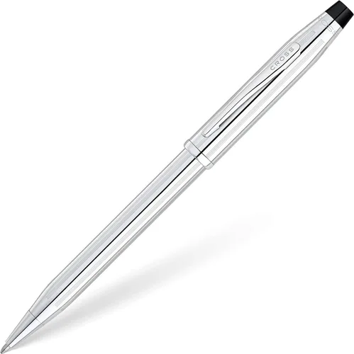 Miniatura 66 de Cross Century II - Bolígrafo de punta Selectip, lacado negro con detalles chapados en oro de 23 quilates