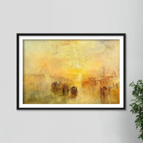 Miniatura 3 de Textured Paper - J. M. W. / William Turner - Going to The Ball, San Martino (1846) Photo Poster Painting Art Print - Size: A5 (8.2 x 5.8 Inches)