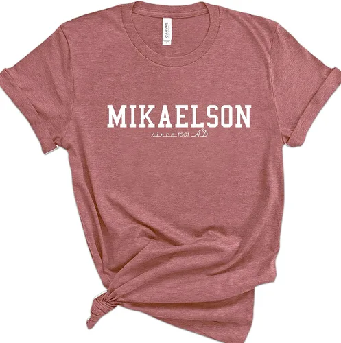 Miniatura 3 de Camisetas Mikaelson Since 1001 AD, ropa gráfica Michaelson, camisetas Mikaelson para mujeres y hombres, camisetas TVD, camisetas gráficas