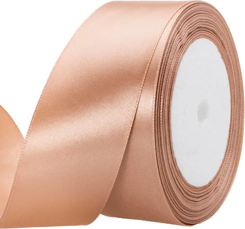 Miniatura 9 de Atrbb Cinta de satén de 25 yardas, 1-1/2 pulgadas de ancho, perfecta para bodas, lazos hechos a mano y envoltura de regalos, lila