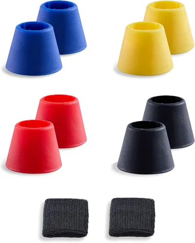 Anillos para la empuñadura del bate, Anillos de estrangulamiento de primera calidad, Anillos de presión para béisbol, Incluye: Paquete de 8 anillos