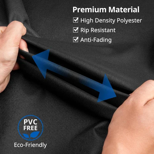 Miniatura 6 de SunPatio Bistro - Juego de funda impermeable, para patio al aire libre, juego de muebles de 3 piezas con ventilación de aire, resistente a los rayos