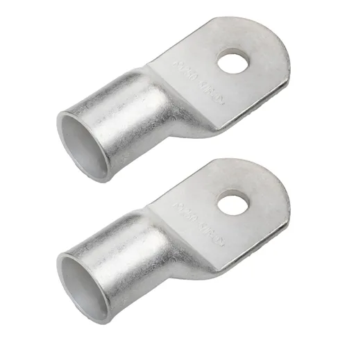 Miniatura 87 de SELTERM 5 piezas terminales de cable de cobre estañado 1/0 AWG perno de 1/2", extremos de cable de batería, terminales de anillo, conectores