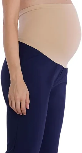Miniatura 10 de Motherhood Maternity womens Super Stretch Secret Fit Over the Belly Ankle Straight Leg Pregnancy Dress Pants for Work