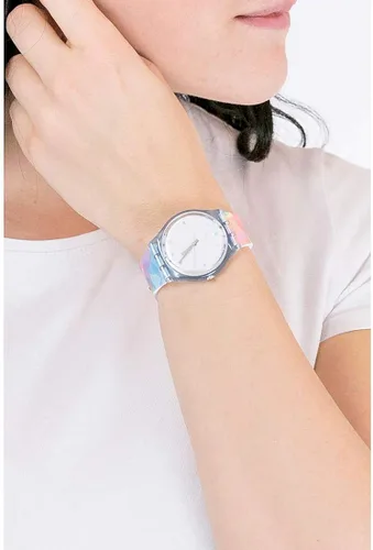Miniatura 3 de Swatch GS159 - Reloj de cuarzo para mujer con correa de silicona, multicolor