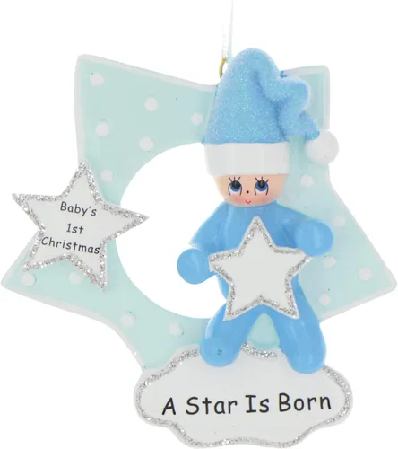 Miniatura 3 de Adorno 3D personalizado para la primera Navidad del bebé 2025 para niño Adorno de la primera Navidad del bebé 2025 Adornos de bebé para árbol