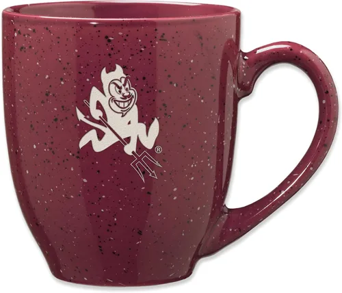 Miniatura 418 de Rico Industries NCAA Virginia Tech Hokies Maroon - Taza de café de cerámica grabada con láser, color del equipo, 16 onzas