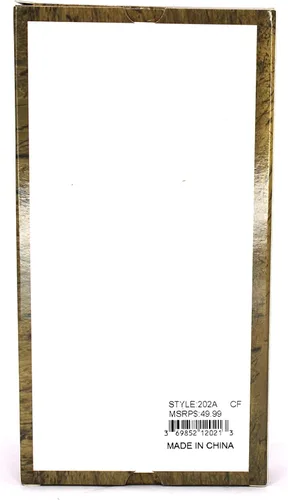Miniatura 5 de West Star - Billetera para hombre, estilo de chequera, larga, plegable, con o sin pelo de vaca, Café profundo Longhorn 202A, Billetera de cuero