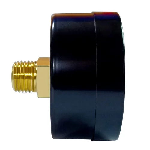 Miniatura 4 de Beduan Medidor de Presión de Aire para Compresor de Aire con Dial de 5 cm, Montaje Trasero Central, 1/4" NPT, 0-160 PSI
