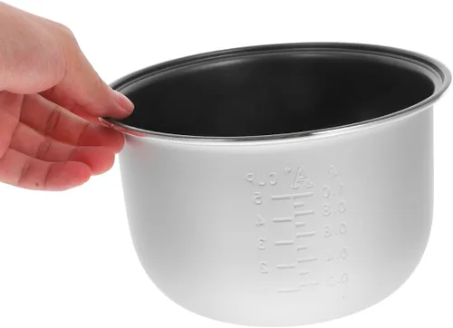 Miniatura 6 de STOBAZA Olla a presión eléctrica antiadherente de repuesto para olla interior de aleación de aluminio, revestimiento de olla arrocera de 7.08 x 7.08