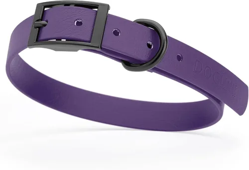 Miniatura 86 de Dogline Biothane - Collar impermeable para perro con hebilla de liberación rápida, resistente cincha de nailon recubierta con resistente y a prueba