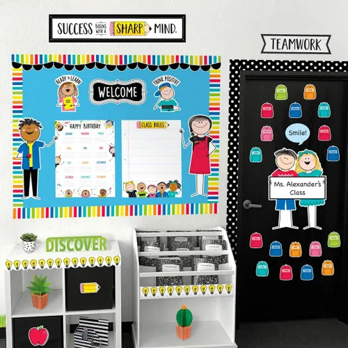 Miniatura 4 de CTP - Borde EZ negro de medio puntos para el aula, borde de tablón de anuncios para el aula (Creative Teaching Press 10675)