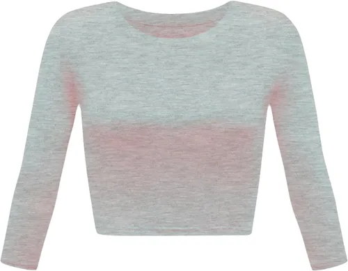 Miniatura 13 de Camiseta corta para mujer, cuello redondo, manga 3/4, casual, Y2K, linda camiseta corta para yoga
