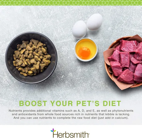 Miniatura 3 de Herbsmith Nutrients Superfood - Multivitamínico para perros con vitaminas y minerales de Whole Foods Boost Kibble o DIY Raw con antioxidantes