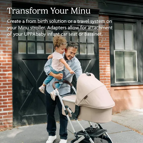 Miniatura 2 de UPPAbaby Adaptador para cochecitos Minu y Minu V2, compatible con asientos de automóvil para bebé, Aria y Mesa, accesorio rápido + seguro, 1 juego