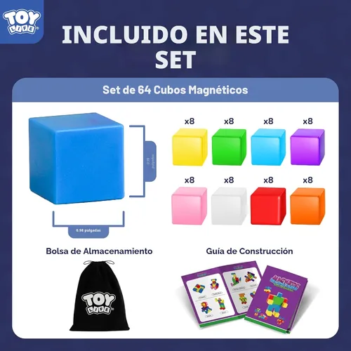 Miniatura 7 de TOY Life 36 piezas de bloques magnéticos para niños de 4 a 8 años, bloques de construcción magnéticos para niños pequeños de 3 a 5 años, juguetes