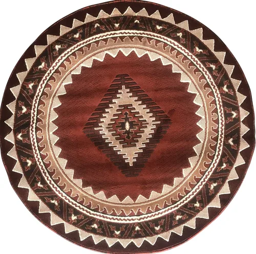 Miniatura 50 de Kingdom South West - Alfombra ovalada de nativos americanos, diseño bereber beige, D143 (3 pies x 4 pies 7 pulgadas, ovalada)
