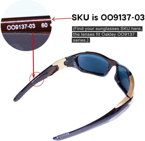 Miniatura 3 de walleva Lentes de repuesto para Oakley Pit Boss IIGafas de sol Color Múltiples opciones disponible