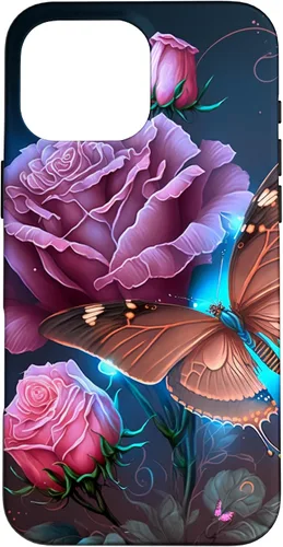 Miniatura 19 de Family Butterfly Rose Flower Firefly PC Case for iPhone 17
