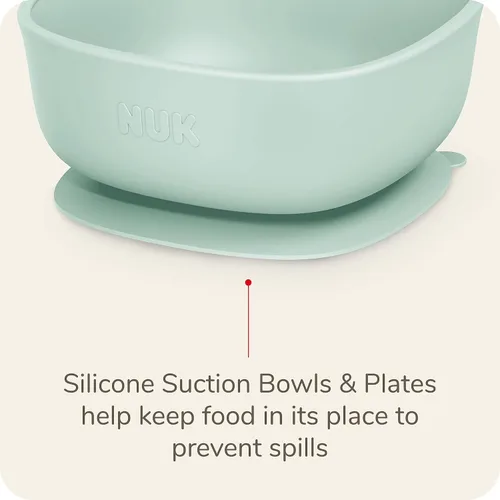 Miniatura 3 de NUK Vaso de silicona para bebé, fácil de agarrar y beber, apto para lavavajillas, sin BPA, paquete de 1 Verde
